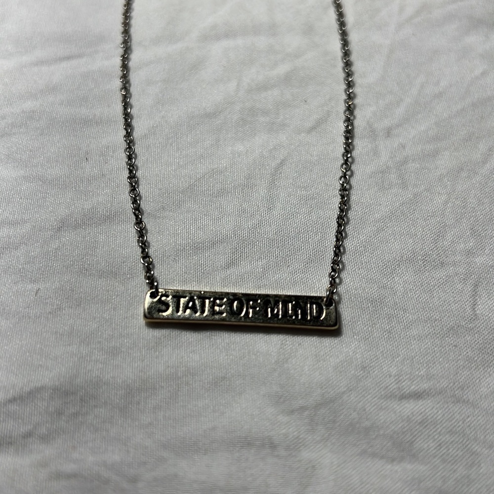“State Of Mind” Pendent Icing Necklace